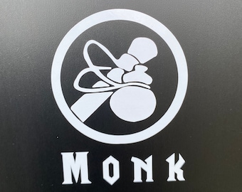 World of Warcraft inspired Monk class icon vinyl decal
