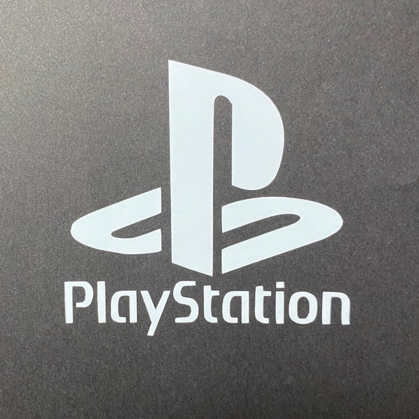 PlayStation vinyl sticker logo