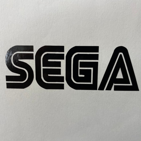 Sega vinyl decal sticker logo.