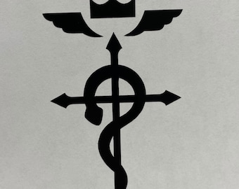 Full Metal Alchemist Flamel Edward Elric Vinyl Decal Sticker
