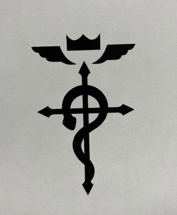 Full Metal Alchemist Flamel Edward Elric Vinyl Decal Sticker
