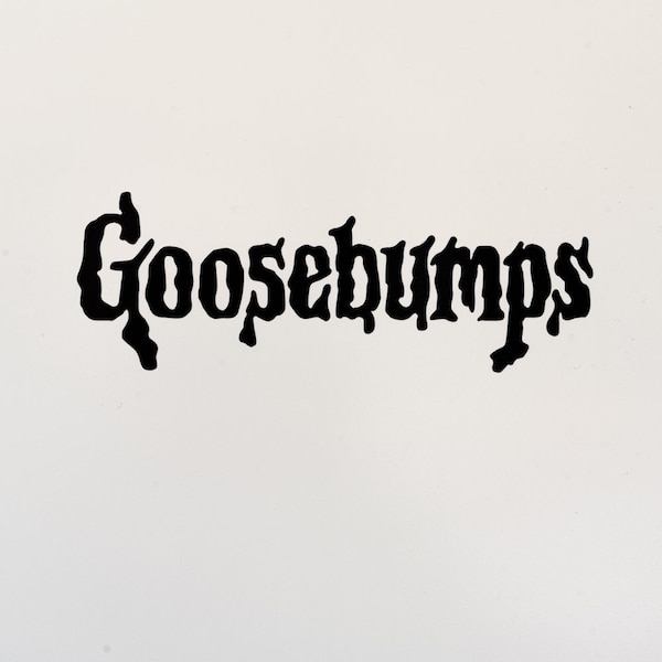 Goosebumps Logo Decal Sticker