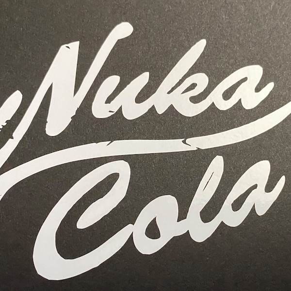 Fallout Nuka Cola Vinyl Decal Sticker, Fallout 4, Fallout 76,