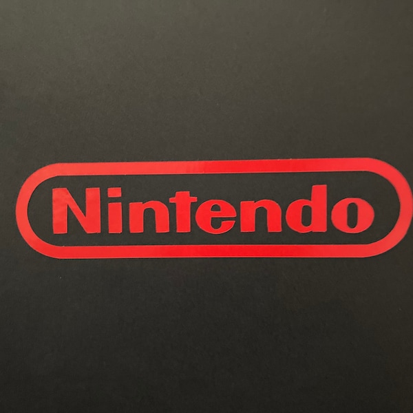 Nintendo Vinyl Logo Decal Sticker