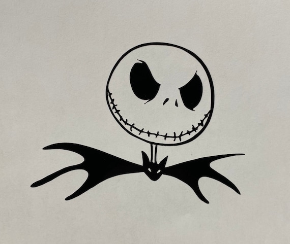 O Pesadelo Antes Do Natal Jack Skellington Adesivo 2 Clipart Vetor PNG - Foto 6