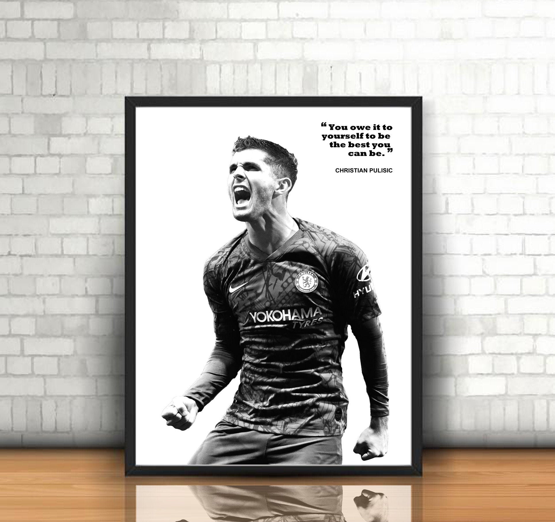 Christian Pulisic poster canvas Chelsea FC Wall Art Decor | Etsy