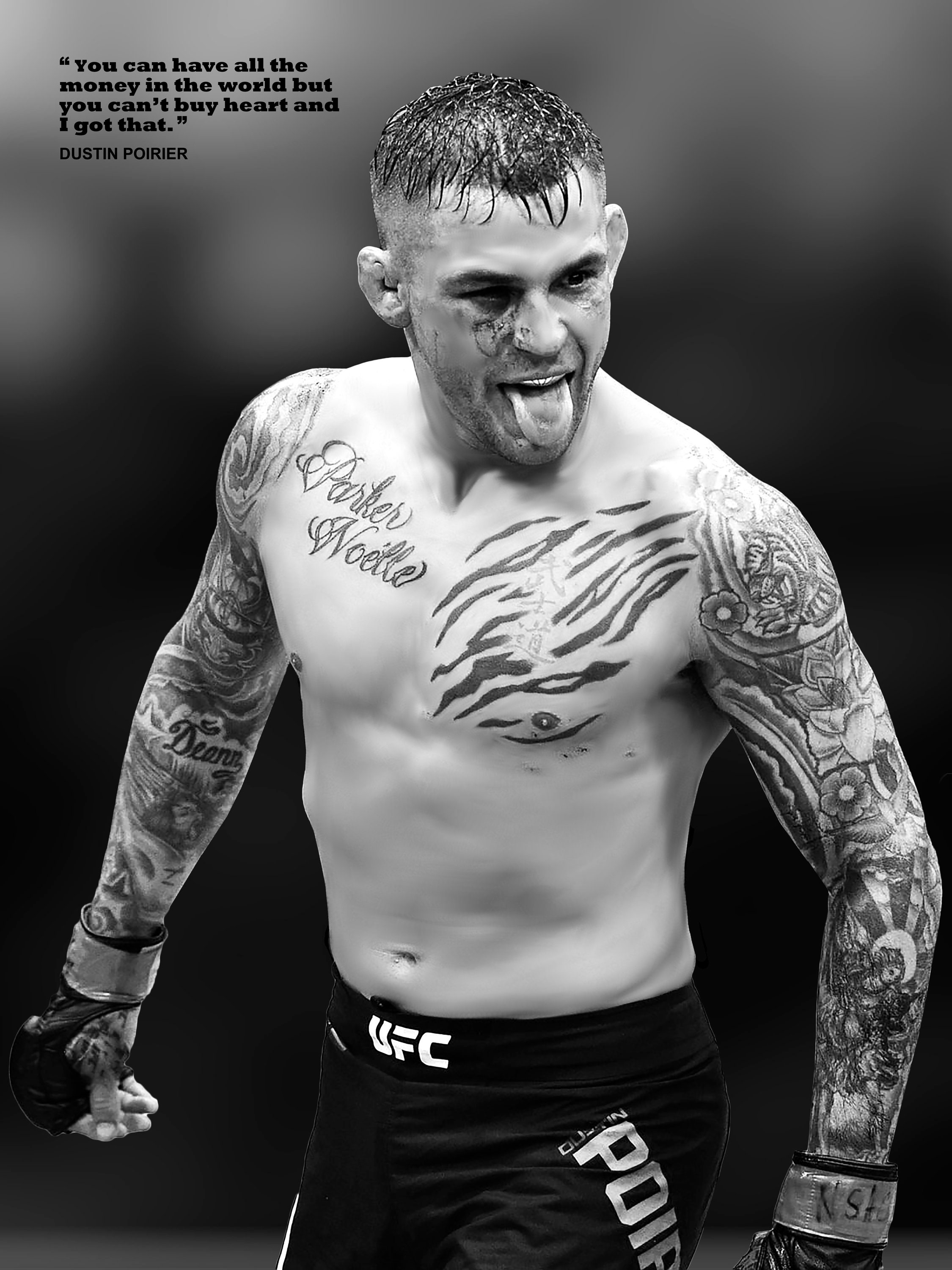 Dustin Poirier poster canvas UFC print MMA Wall Art Decor | Etsy