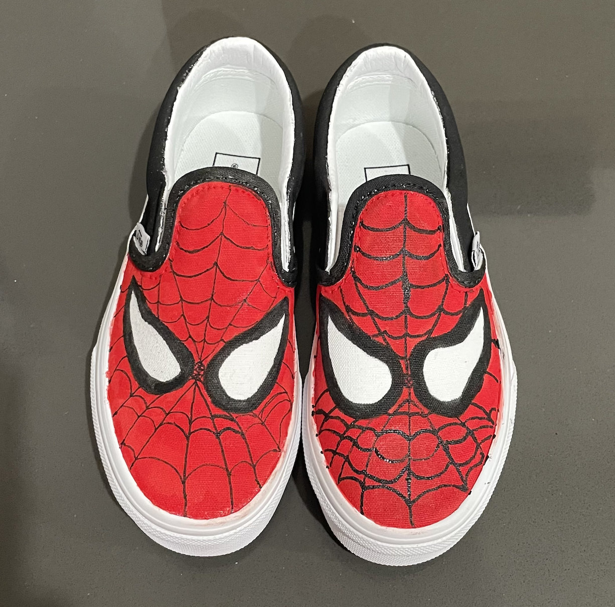 Spiderman Mask Vans Etsy