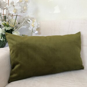 Green Velvet Throw Pillow Cover, Luxury Green  Velvet Decorative Cushion, Velvet Cushion Cover, Headrest, Velvet Decorative Pillow For Bed