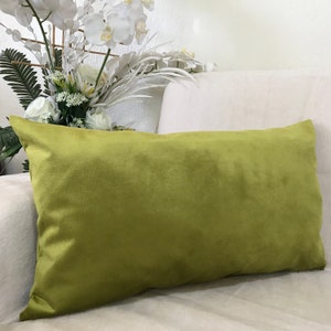 Green Velvet Throw Pillow Cover, Luxury Green  Velvet Decorative Cushion, Velvet Cushion Cover, Headrest, Velvet Decorative Pillow For Bed