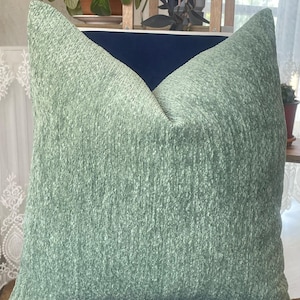 Sage Green Velvet Pillow Cover,  Green Velvet Decorative Pillow Case, Luxury Decorative Pillow Case, Comfy Throw Pillow
