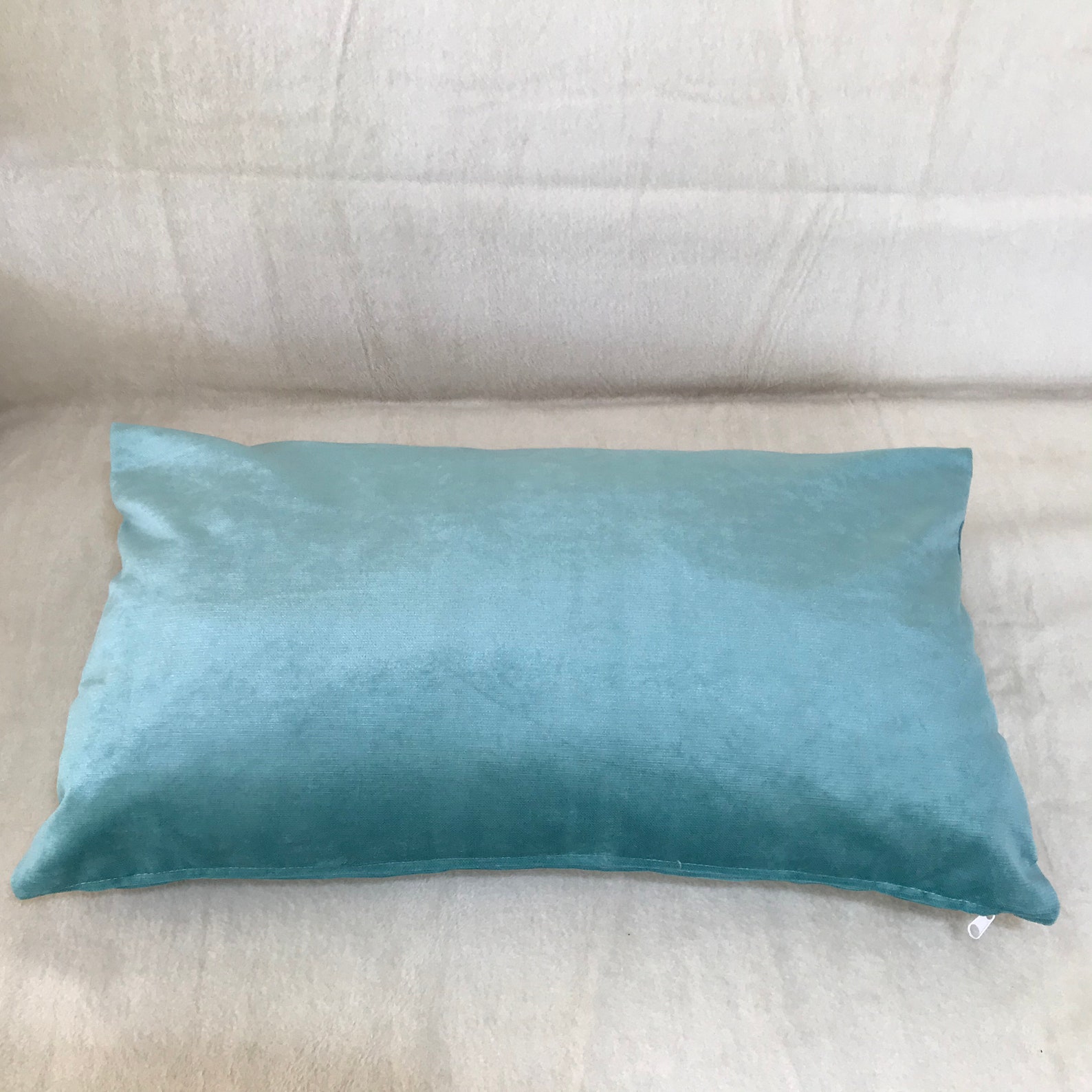 Blue Velvet Throw Pillow Cover Luxury Blue Velvet Decorative Etsy