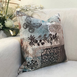 Velvet Throw Pillow Cover, Vintage Velvet Decorative Pillow Cover, Velvet Decorative Cushion Cover, Velvet Decorative Pillow For Bed