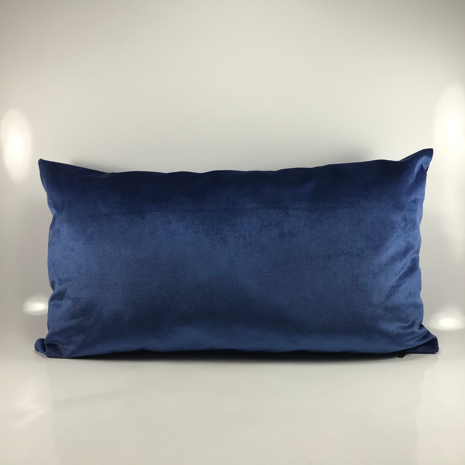 Royal Blue Velvet Throw Pillow Cover Indigo Luxury Velvet Etsy