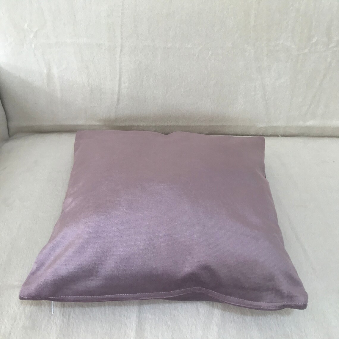 Lilac Velvet Throw Pillow Cover Lilac Luxury VelvetPillow Etsy