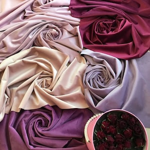 Luxury Upholstery Pink Purple Lilac Rose Velvet Fabric, Fabric By The Yard, Curtain Fabrics, Furniture Fabrics, Sofa Fabric By The Meter