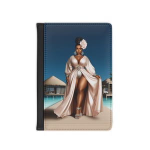 Passport Cover - Vacation Vibes Collection, Maldives Serenity Holder, Jet-Setter, Travel Accessories, RFID Blocking Holder, Travel Wallet