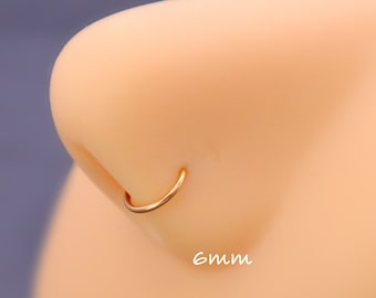 Small Hoop Tiny Hoop Minimalist Earring 18k Gold Silver for Tragus Hoop Cartilage Hoop Helix Hoop Huggie Dainty Surgical Nose Hoop Lip
