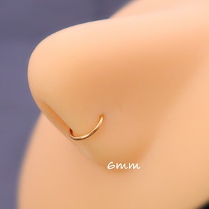 Small Hoop Tiny Hoop Minimalist Earring 18k Gold Silver for Tragus Hoop Cartilage Hoop Helix Hoop Huggie Dainty Surgical Nose Hoop Lip image 2