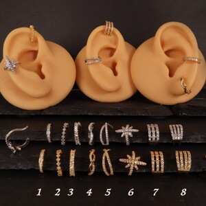 Platinum store ear cuff