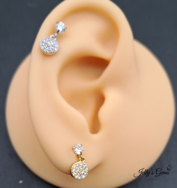 Platinum helix best sale earrings