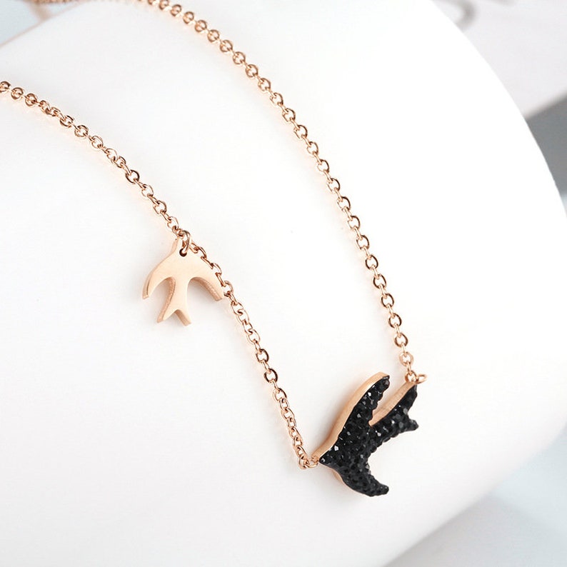 X10 18k Rose Gold Cross Frosted Stainless Steel Necklace Minimalist