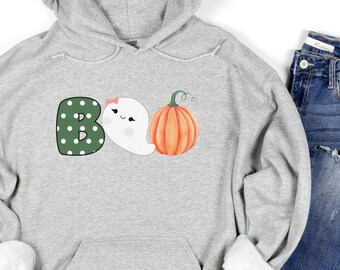 Halloween sweatshirt, cozy season, fall sweatshirt, pumpkin sweatshirt, cute sweatshirt, boo sweatshirt, spooky season, boo shirt