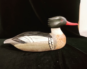 red breasted merganser decoy