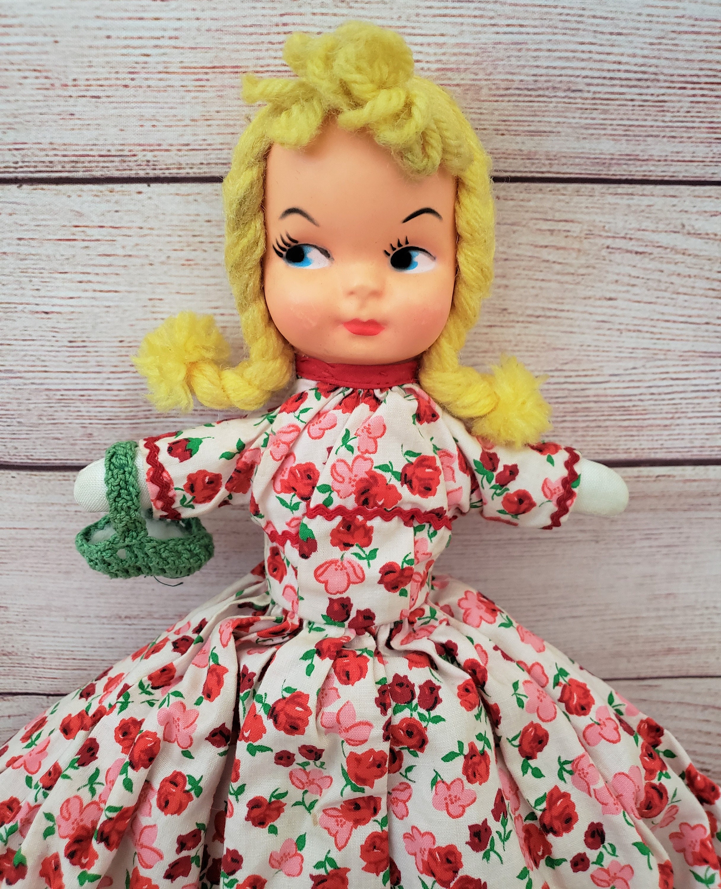 Vintage Red Riding Hood Topsy Turvy Doll sewing Pattern 15" Tall 