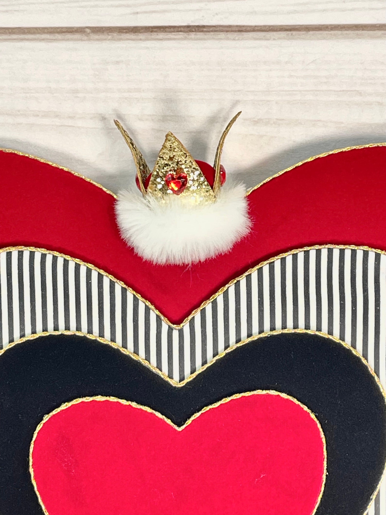 Velvet Attachment Rey Velvet Heart Wreath Attachment: Jeweled Arrow Valentine's Day Decor - Etsy