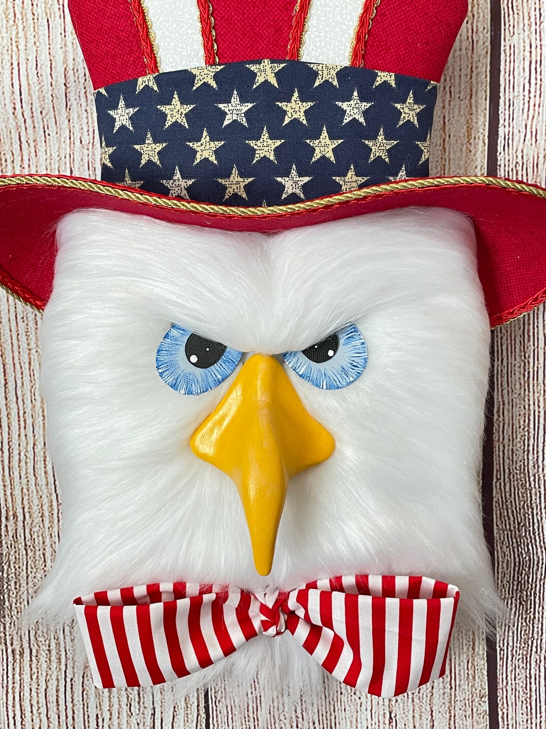 American Eagle Wreath Attachment, Patriotic Wreath Embellishment