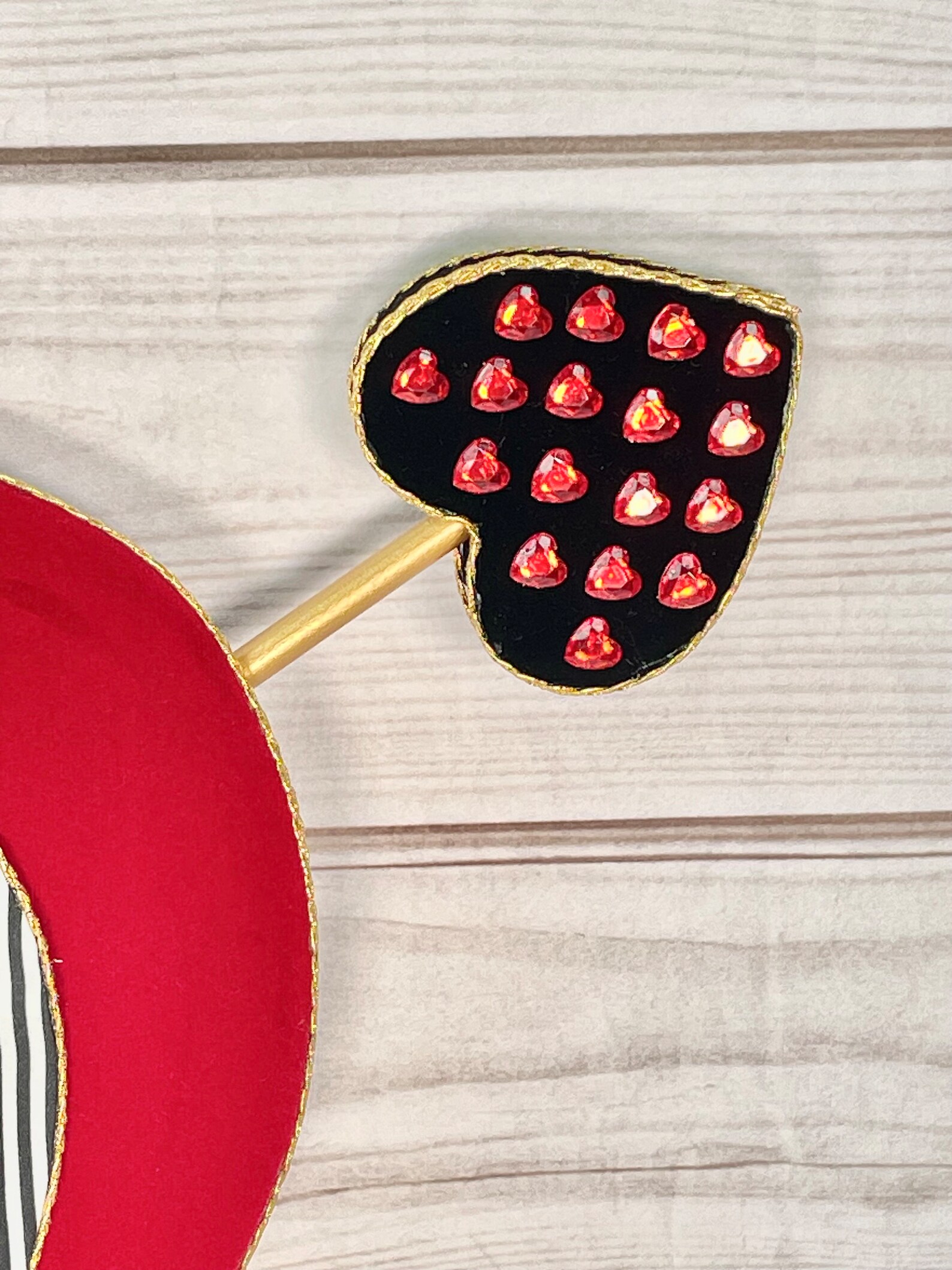 Velvet Attachment Rey Velvet Heart Wreath Attachment: Jeweled Arrow Valentine's Day Decor - Etsy