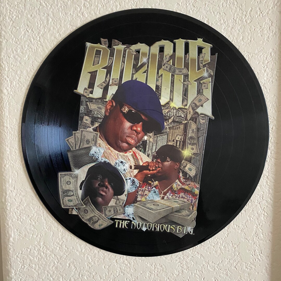 Notorious BIG Biggie Smalls Vinyl Record Retro Wall Art Etsy
