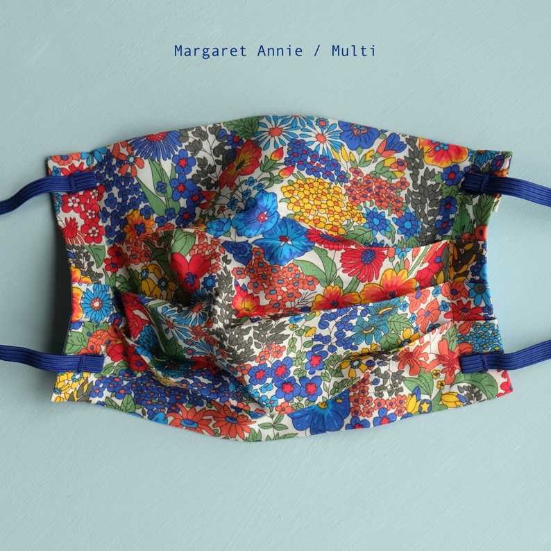 Handmade Liberty Print Tana Lawn ladies' face mask with Etsy