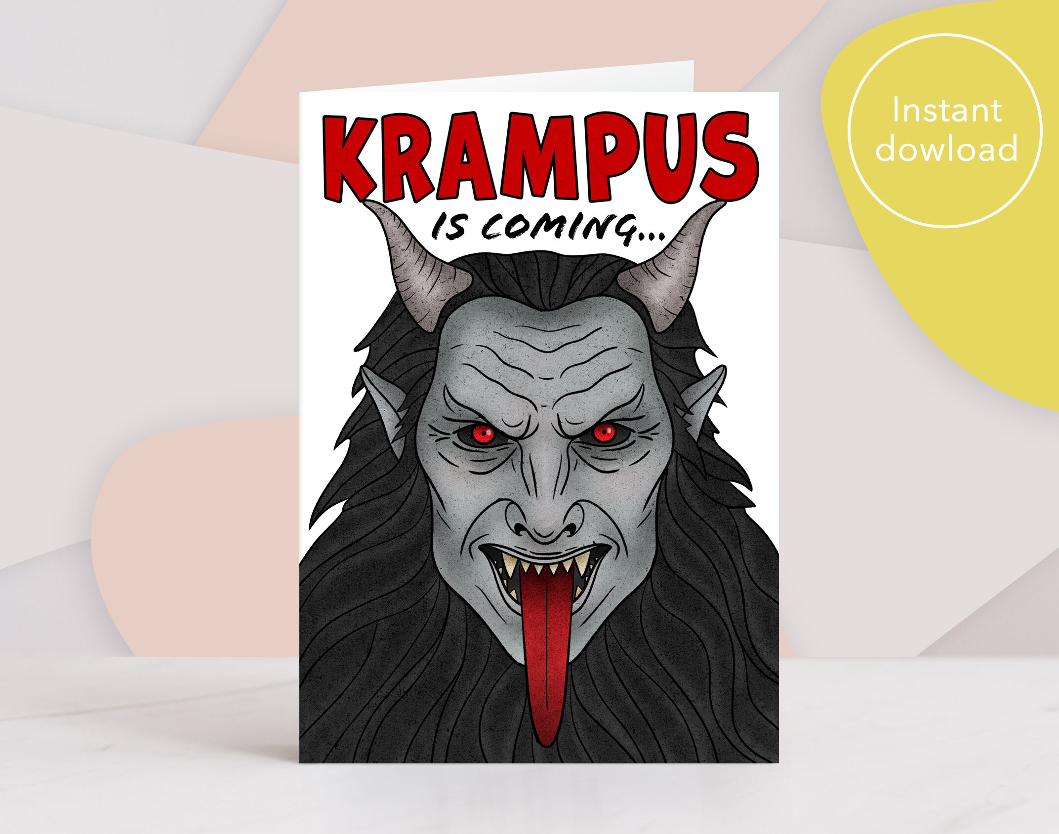 Krampus Christmas Cards 
