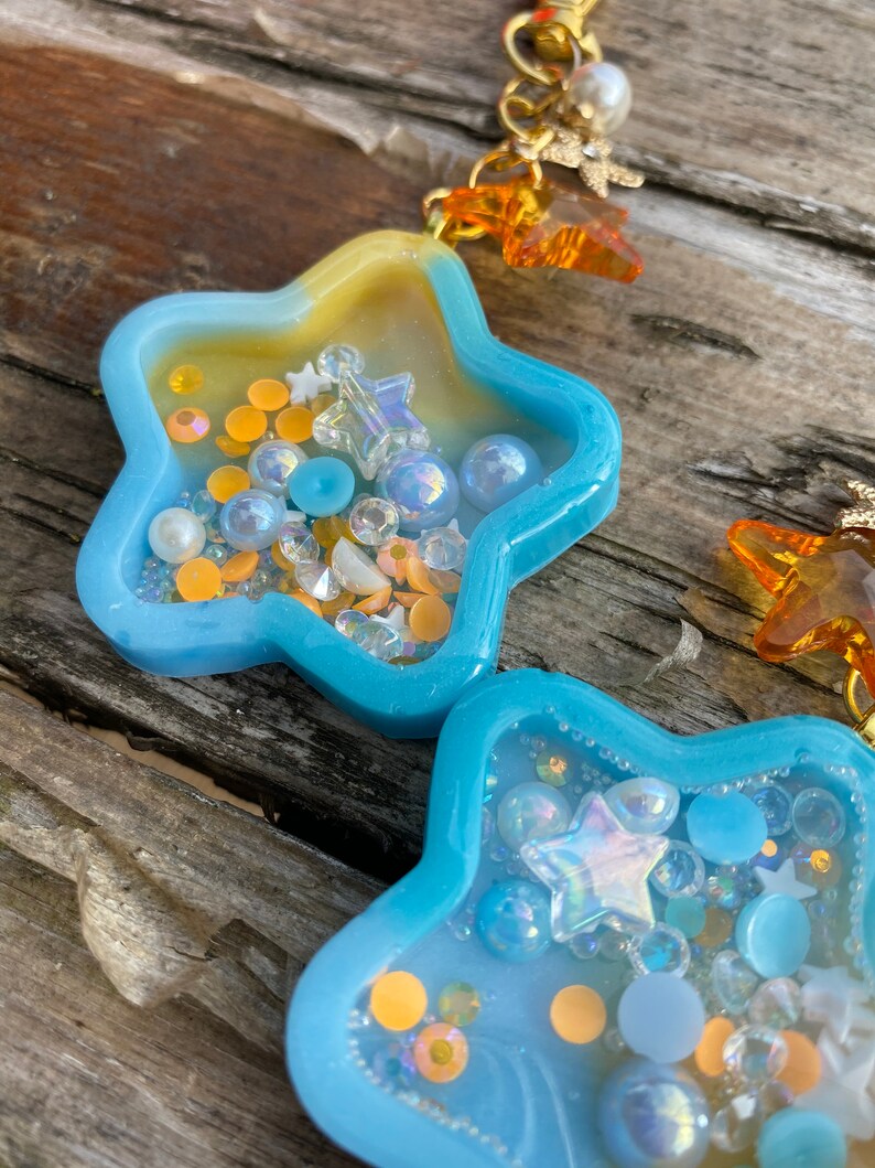 Resin Shaker Charm. Resin Keychain. Various Styles. Etsy