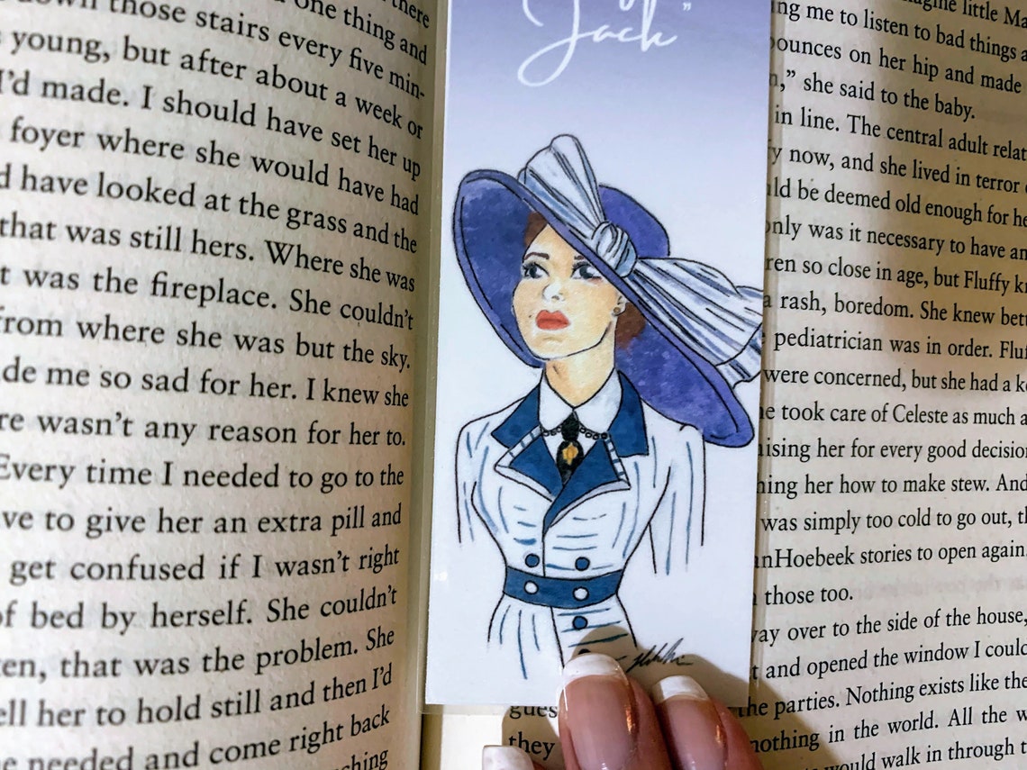 Titanic Bookmark Watercolor Rose Dawson Bookmark - Etsy