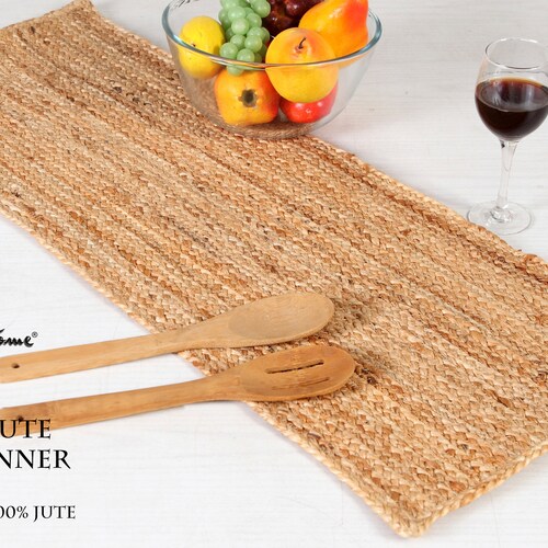 Hessian Burlap Table Runner 33cm X 275cm Natural Jute Table Etsy UK