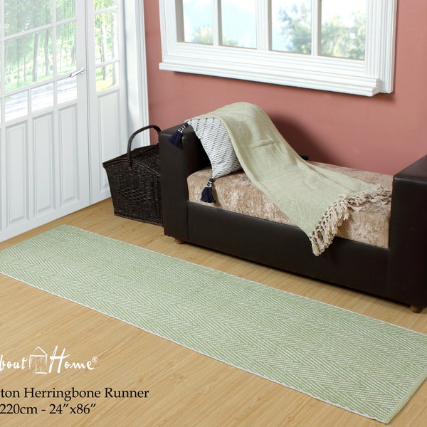 Herringbone Runner Rug Etsy