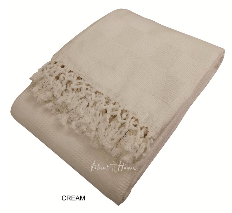 Ascot 100 Cotton Throws / Blankets Etsy