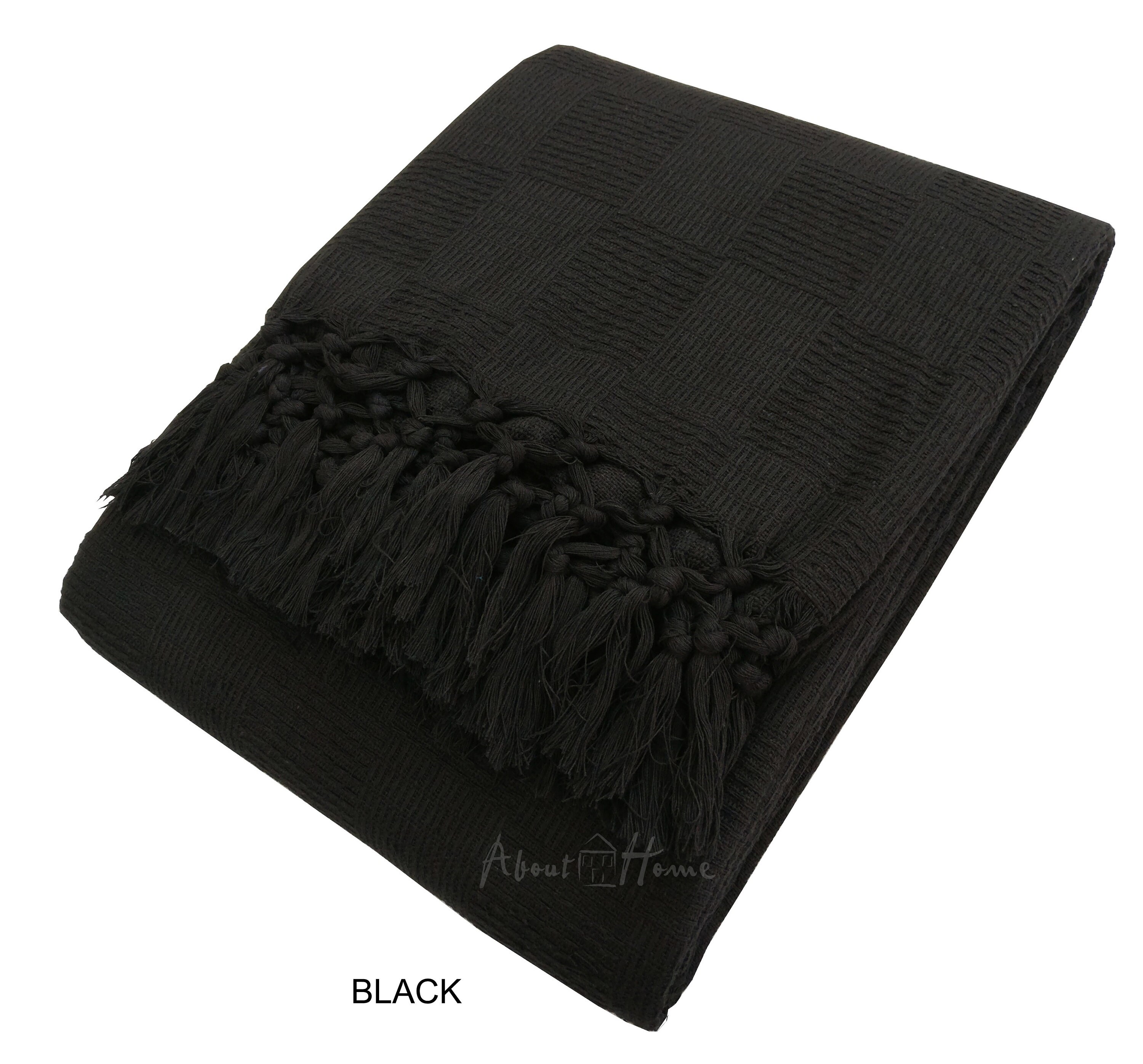 Ascot 100 Cotton Throws / Blankets Etsy UK