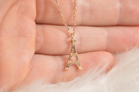 916 Gold Eiffel Tower Pendant – Kampung Malayu Goldsmith