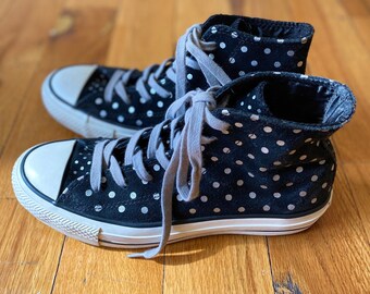 polka dot converse shoes