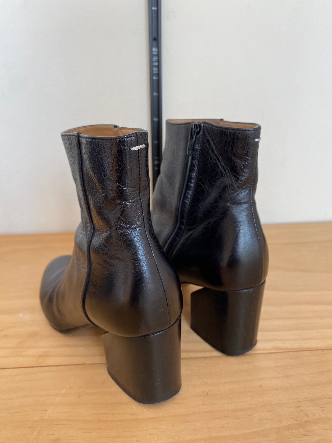 mm6 denim boots