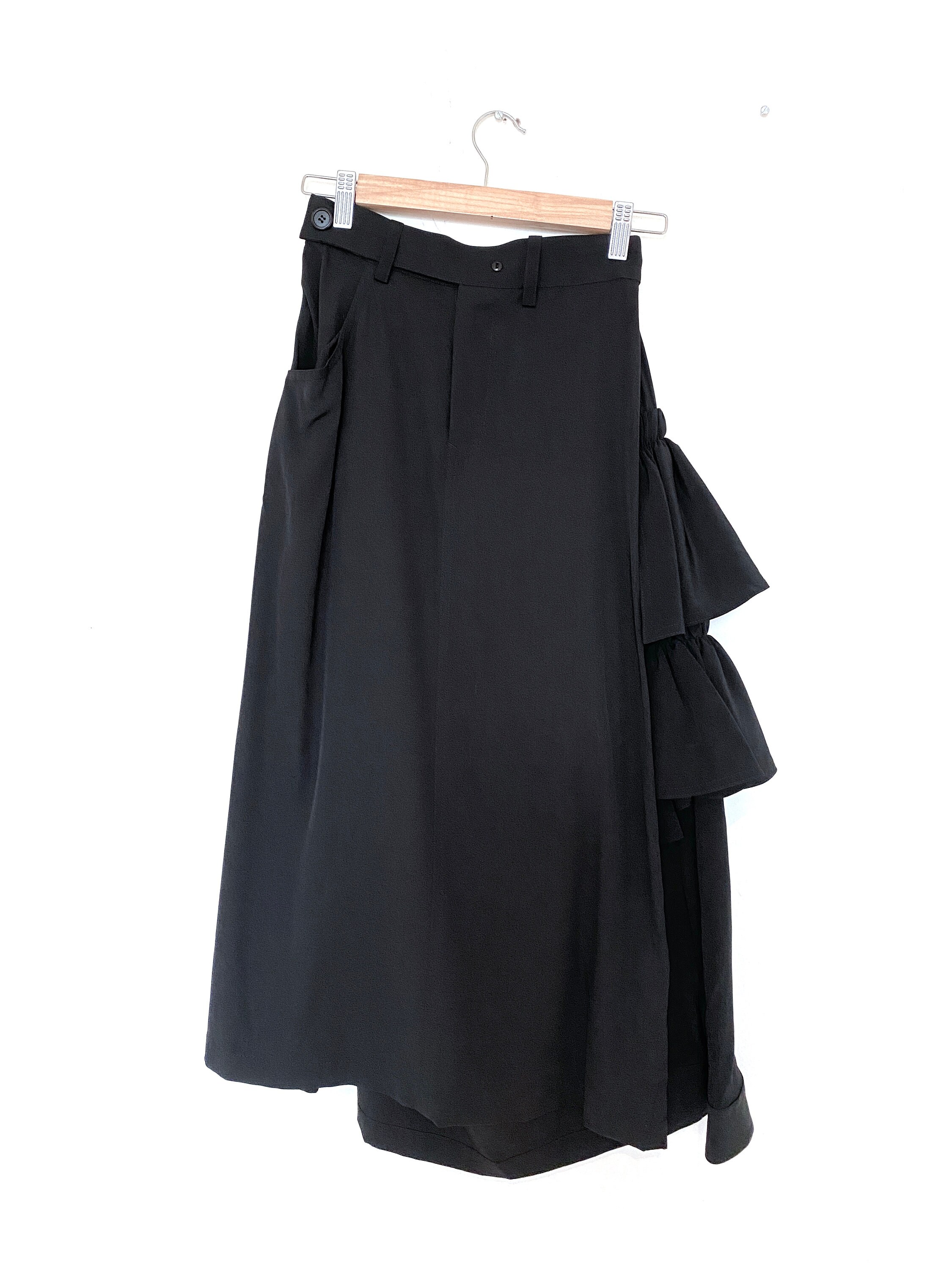 Yohji Yamamoto Mainline Layered Ruffle Skirt Size:1 - Etsy