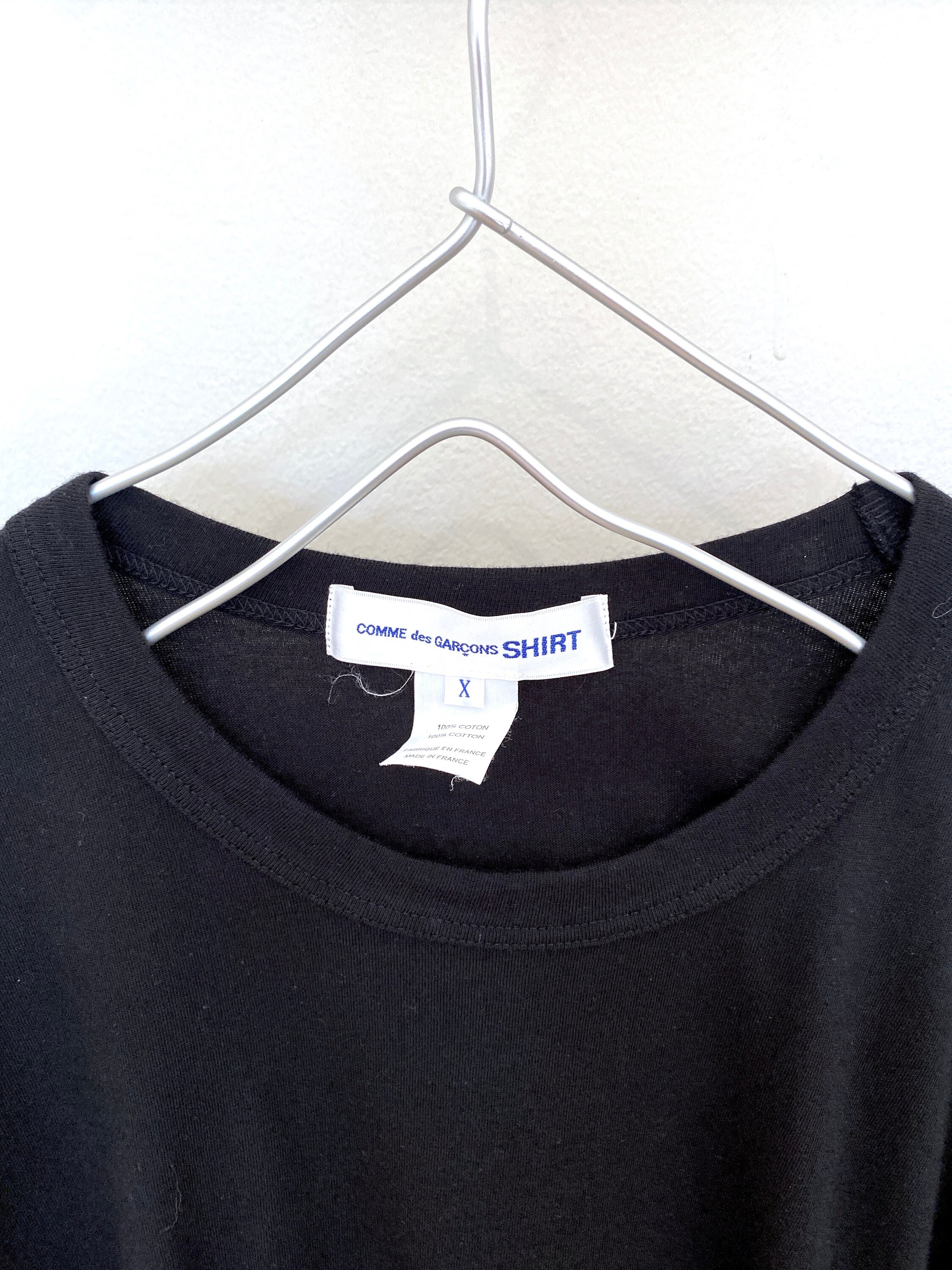Comme Des Garcons SHIRT Size Zipper Oversized Tee Size: XL