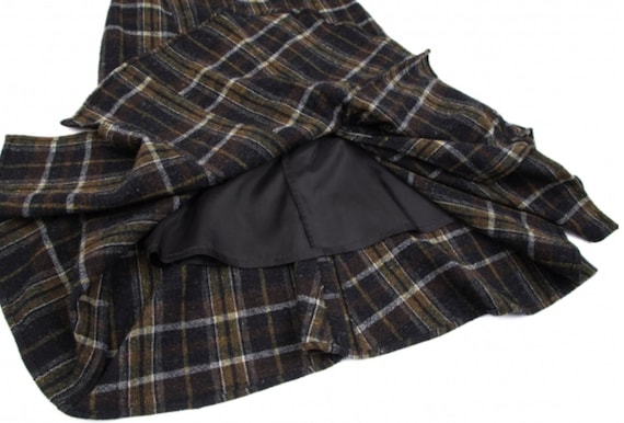 Yohji Yamamoto, Y's Preppy Green and Brown Plaid … - image 5