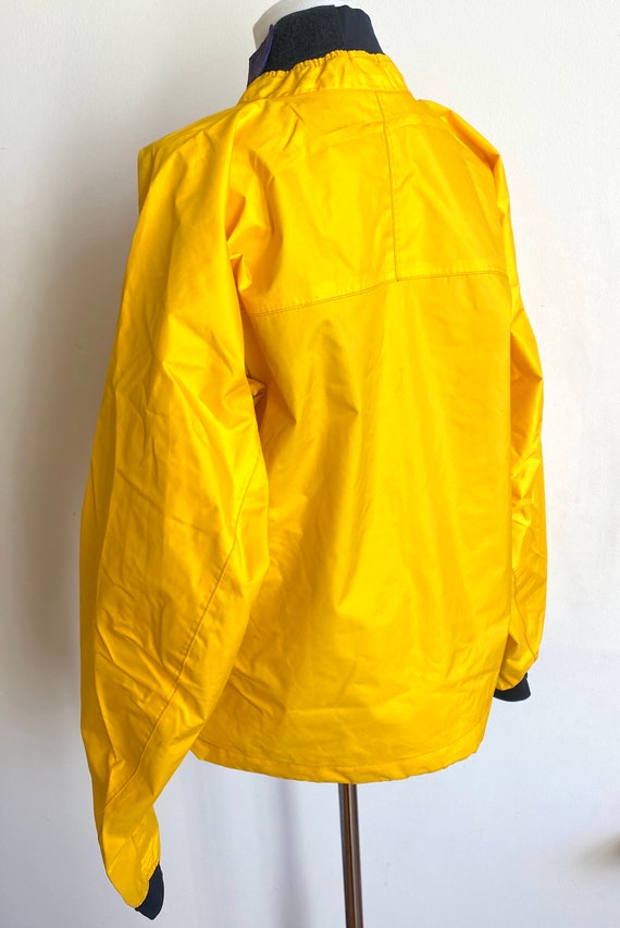 Vintage Bright Yellow Patagonia Rain Smock, Warm … - image 6