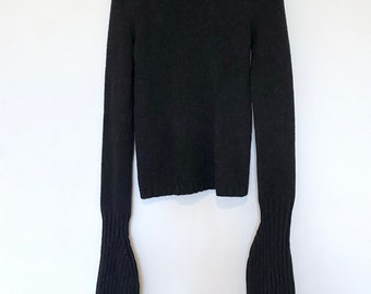 ANN DEMEULEMEESTER オリゾンティタグ　ニット38 Ann Demeulemeester - 【美品 97SS】ANN DEMEULEMEESTER 変形