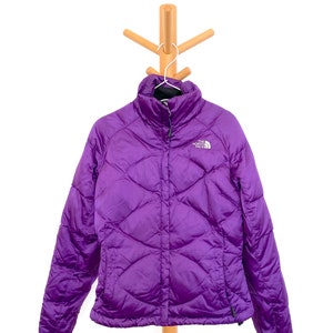 Vintage The North Face 550 Bright Purple Down Jacket Size: women&#39;s XS